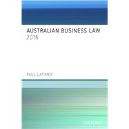 Book cover for Australian Business Law 2016