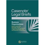 Book cover for Business Organizations, Keyed to Courses Using Bainbridge's Business Associations: Cases and Materials on Agency, Partnerships, LLCs, and Corporations, Twelfth Edition