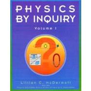 Book cover for Physics By Inquiry, Volume 1,