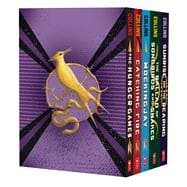 Book cover for Hunger Games 5-Book Paperback Box Set (The Hunger Games, Catching Fire, Mockingjay, The Ballad of Songbirds and Snakes, Sunrise on the Reaping)