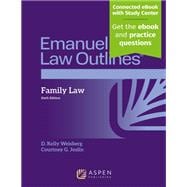 Book cover for Emanuel Law Outlines for Family Law