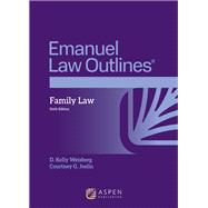 Book cover for Emanuel Law Outlines for Family Law