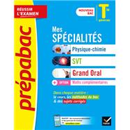 Book cover for Prépabac Mes spécialités Physique-chimie, SVT, Grand Oral & Maths complémentaires Tle - Bac 2023