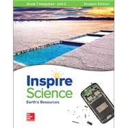 Book cover for Inspire Science: Integrated G7 Write-In Student Edition Unit 3