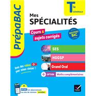 Book cover for Prépabac Mes spécialités SES, HGGSP, Grand Oral & Maths complémentaires Tle - Bac 2025
