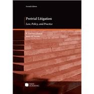 Book cover for Pretrial Litigation, Law, Policy, and Practice(Coursebook)