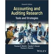 Book cover for Accounting and Auditing Research: Tools and Strategies