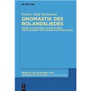Book cover for Onomastik Des Rolandsliedes