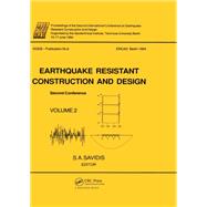 Book cover for Earthquake resistant construction and design II, volume 2