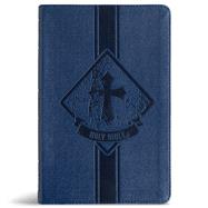 Book cover for KJV Kids Bible, Thinline Edition, Navy LeatherTouch
