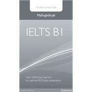 Book cover for IELTS Global Level B1 MyEnglishLab & Student PIN Code
