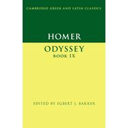 Book cover for Homer: Odyssey Book IX (Cambridge Greek and Latin Classics)