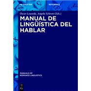 Book cover for Manual de lingüística del hablar / Manual of Text Linguistics