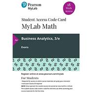 Book cover for MyLab Statistics with Pearson eText -- 18 Week Standalone Access Card -- for Business Analytics