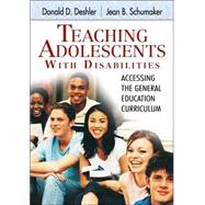 Book cover for Teaching Adolescents With Disabilities:; Accessing the General Education Curriculum
