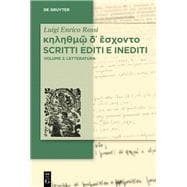 Book cover for Scritti Editi E Inediti