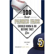 Book cover for 100 Things Padres Fans Should Know & Do Before They Die