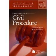 Book cover for Principles of Civil Procedure(Concise Hornbook Series)