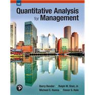 Book cover for Quantitative Analysis for Management [Rental Edition]