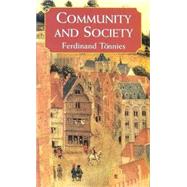 Book cover for Community and Society