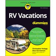 Book cover for RV Vacations For Dummies