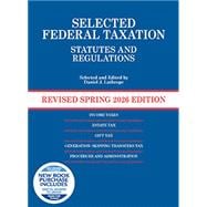 Book cover for Selected Federal Taxation Statutes and Regulations, Revised Spring 2026 with Motro Tax Map(Selected Statutes)