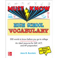 Book cover for Must Know High School Vocabulary