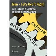 Book cover for Lean – Let’s Get It Right!