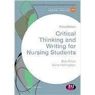 Book cover for Critical Thinking and Writing for Nursing Students