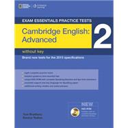Book cover for Exam Essentials: Cambridge Advanced Practice Tests 2 w/o key + DVD-ROM