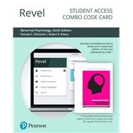 Book cover for Revel for Abnormal Psychology -- Combo Access Card