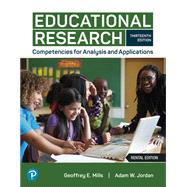 Book cover for Educational Research: Competencies for Analysis and Applications [Rental Edition]