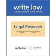 Book cover for Write.law Legal Research
