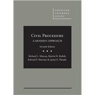 Book cover for Civil Procedure, A Modern Approach(American Casebook Series)