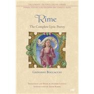 Book cover for RIME: The Complete Lyric Poetry