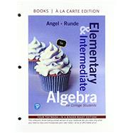 Book cover for Elementary & Intermediate Algebra for College Students, Books a la Carte Edition