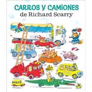 Book cover for Carros y camiones de Richard Scarry (Richard Scarry's Cars and Trucks and Things that Go Spanish Edition)