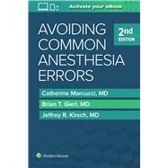 Book cover for Avoiding Common Anesthesia Errors