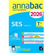 Book cover for Annales du bac 2026 - Annabac SES Tle générale (spécialité)