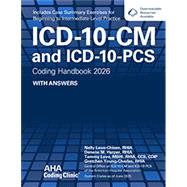 Book cover for ICD-10-CM and ICD-10-PCS Coding Handbook With Answers, 2026 Rev. Ed.