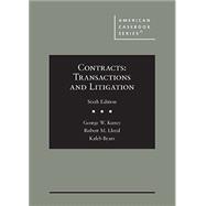 Book cover for Contracts(American Casebook Series)