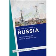 Book cover for The Judicial System of Russia