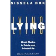 Book cover for Lying