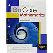 Book cover for Holt Mcdougal Math Oncore : Student Worktext Algebra 2 2012