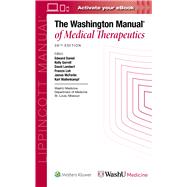Book cover for Washington Manual of Medical Therapeutics