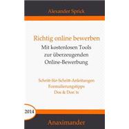 Book cover for Richtig Online Bewerben
