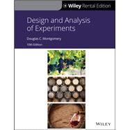 Book cover for Design and Analysis of Experiments, 10th Edition [Rental Edition]