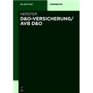 Book cover for D&O-Versicherung/AVB D&O
