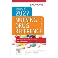 Book cover for Mosby's 2027 Nursing Drug Reference, 40th edition