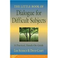 Book cover for The Little Book of Dialogue for Difficult Subjects